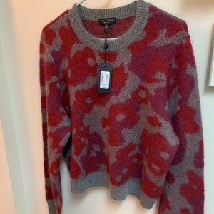 NWT Rag & Bone Leopard Crew Sweater